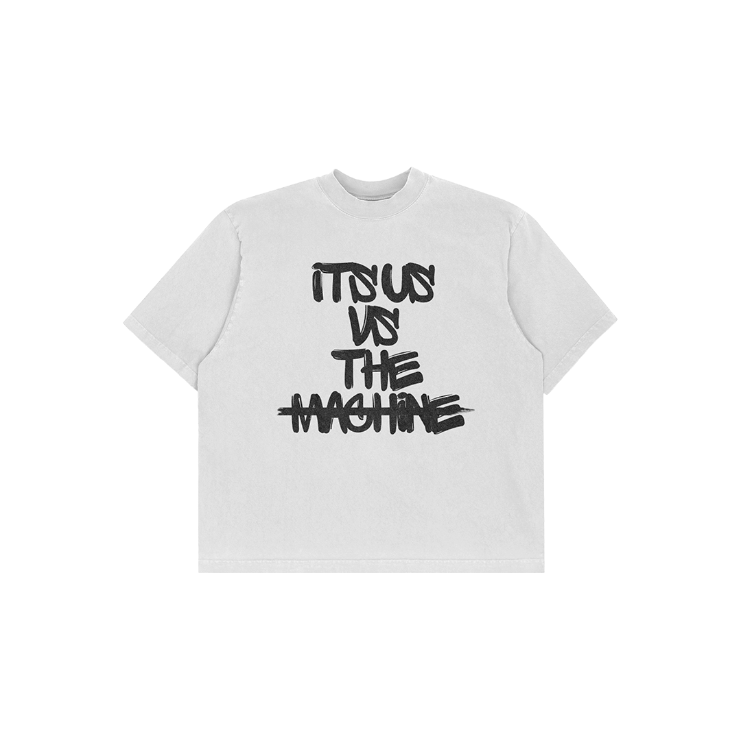 IT'S US VS THE MACHINE OVERSIZED TEE