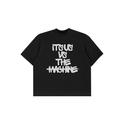 IT'S US VS THE MACHINE OVERSIZED TEE